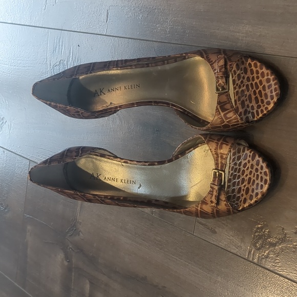 Anne Klein Open Toe Stiletto Heels - Picture 2 of 5